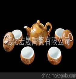 厂家直销德化陶瓷仿古茶具高档礼盒精品茶具龙泉青瓷茶具套装
